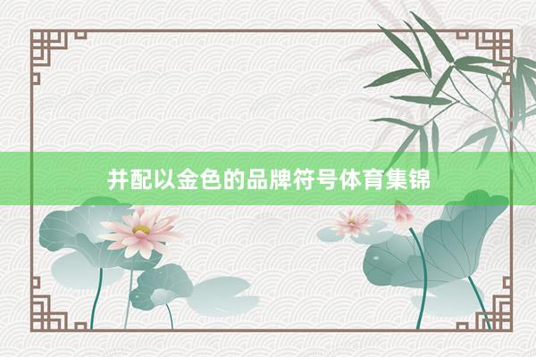 并配以金色的品牌符号体育集锦