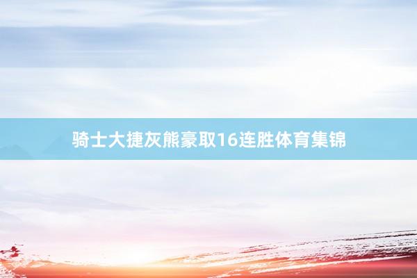骑士大捷灰熊豪取16连胜体育集锦