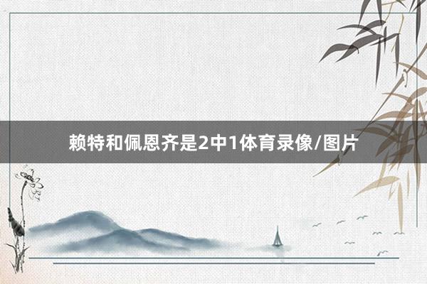 赖特和佩恩齐是2中1体育录像/图片