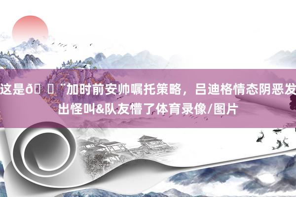这是😨加时前安帅嘱托策略，吕迪格情态阴恶发出怪叫&队友懵了体育录像/图片