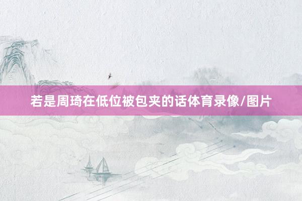若是周琦在低位被包夹的话体育录像/图片