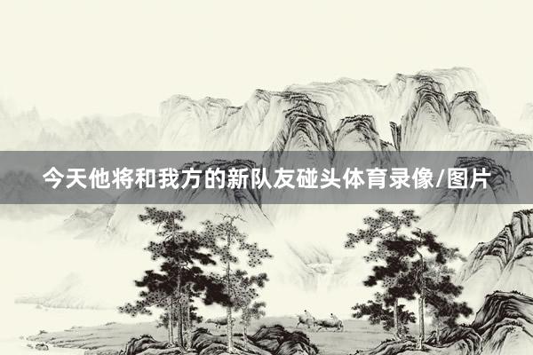 今天他将和我方的新队友碰头体育录像/图片