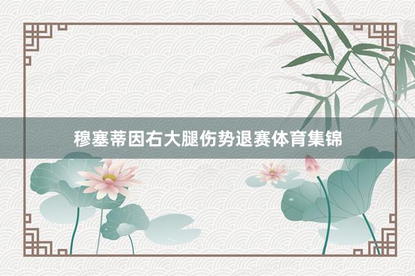穆塞蒂因右大腿伤势退赛体育集锦
