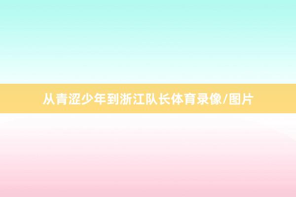 从青涩少年到浙江队长体育录像/图片