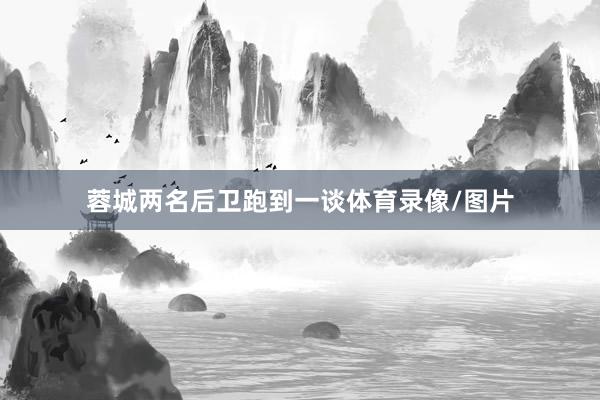 蓉城两名后卫跑到一谈体育录像/图片