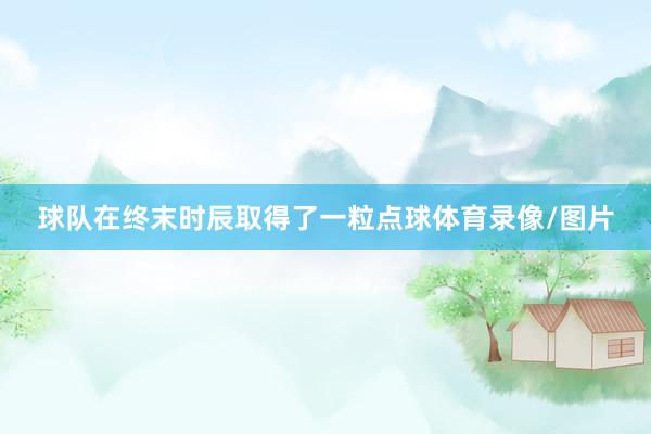 球队在终末时辰取得了一粒点球体育录像/图片